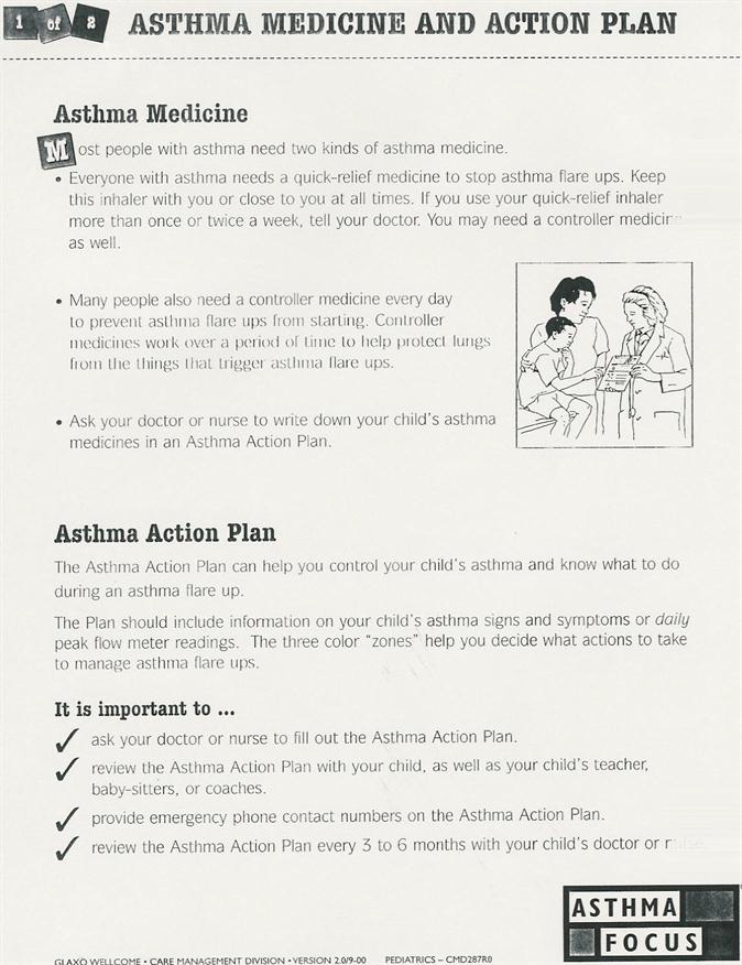 Asthma Action Plan